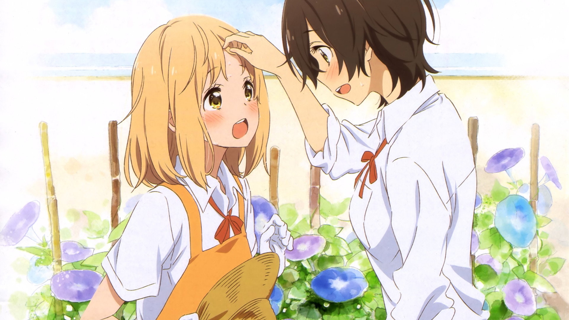 Kase-san and Morning Glories Background