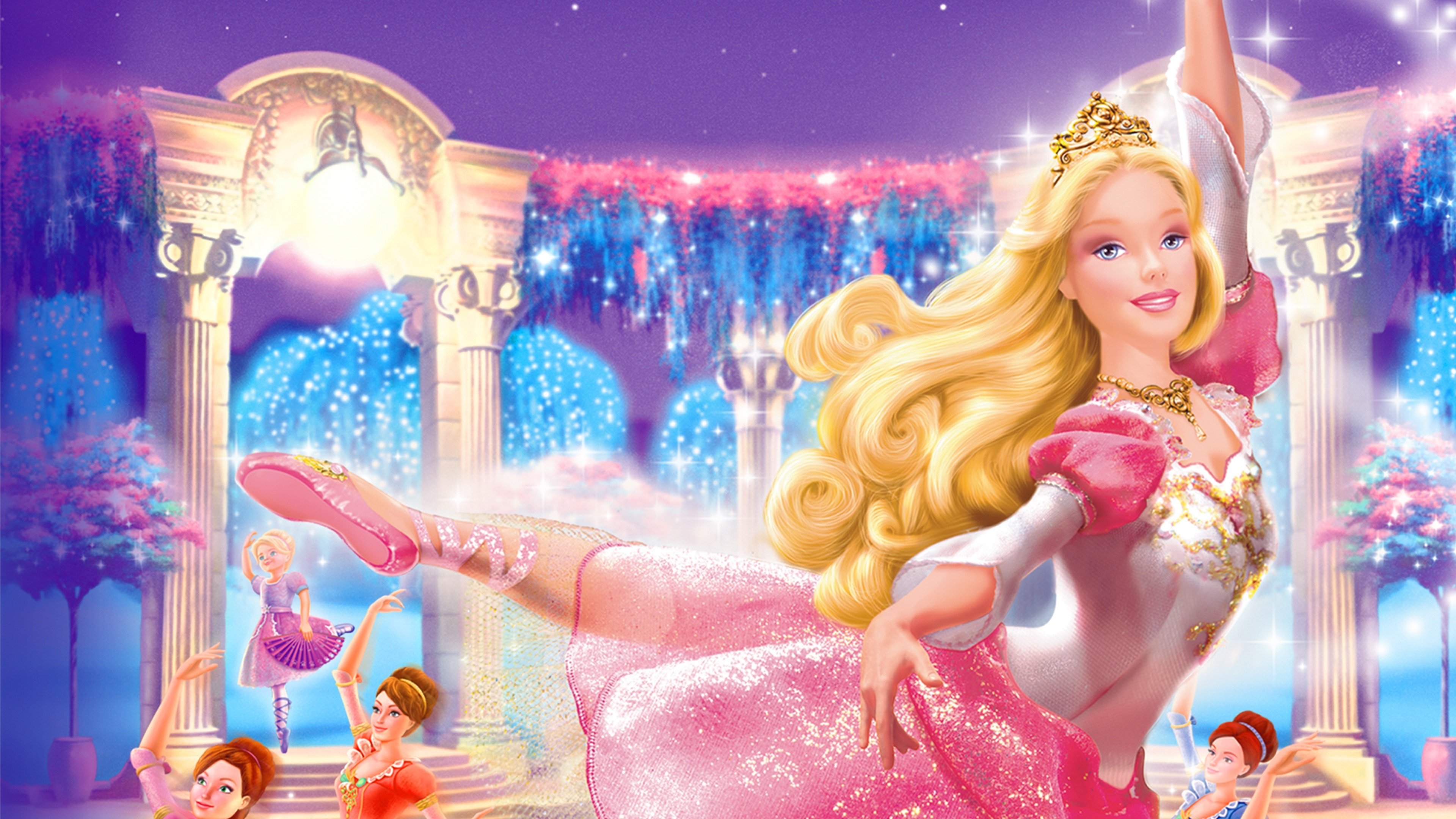 Barbie in the 12 Dancing Princesses Background