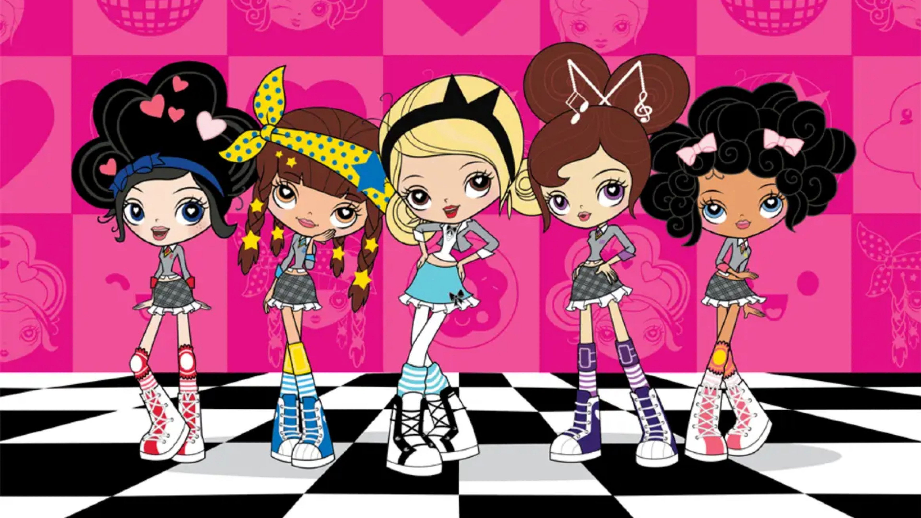 Kuu Kuu Harajuku Background