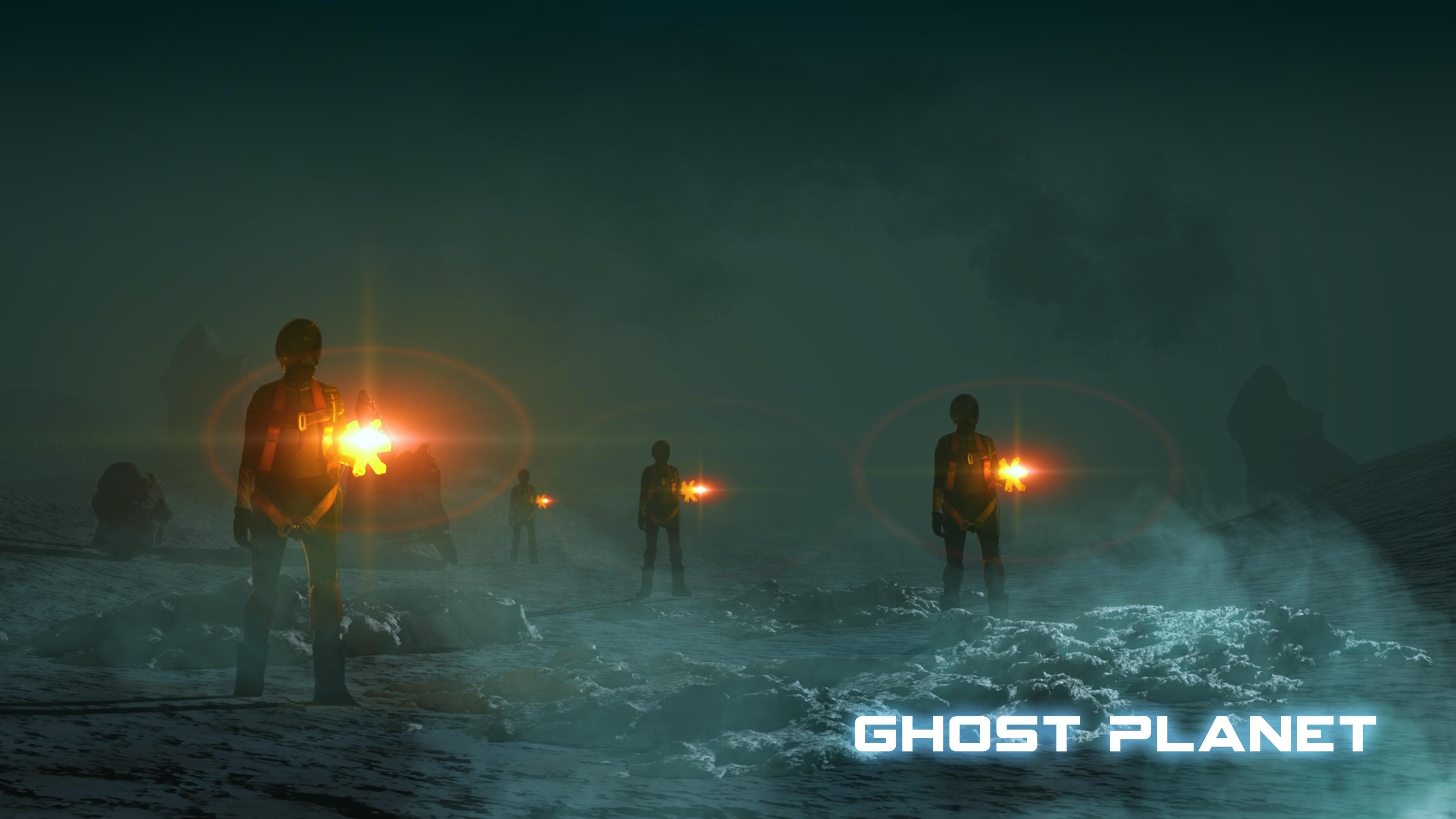 Ghost Planet Background