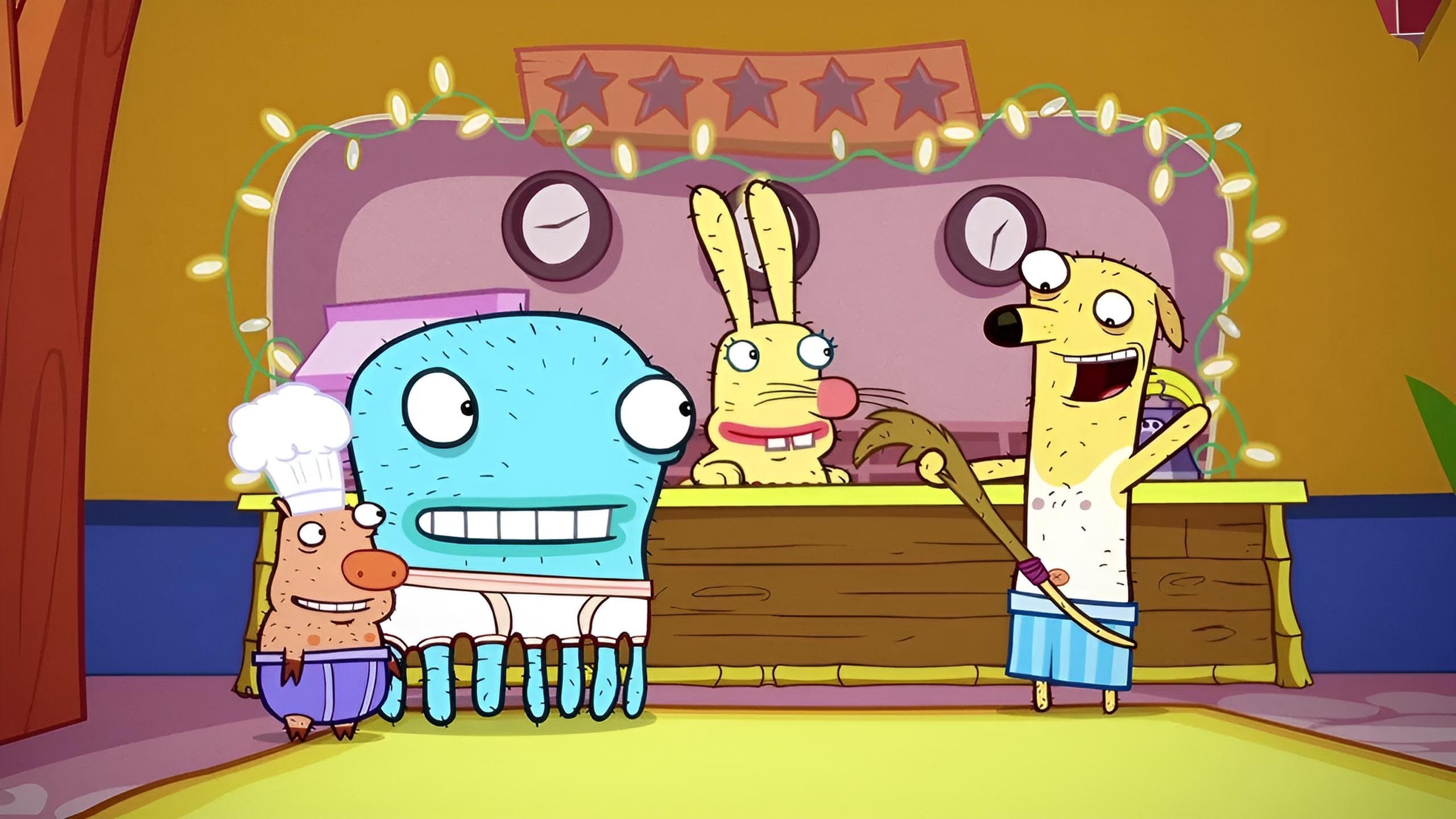 Almost Naked Animals Background