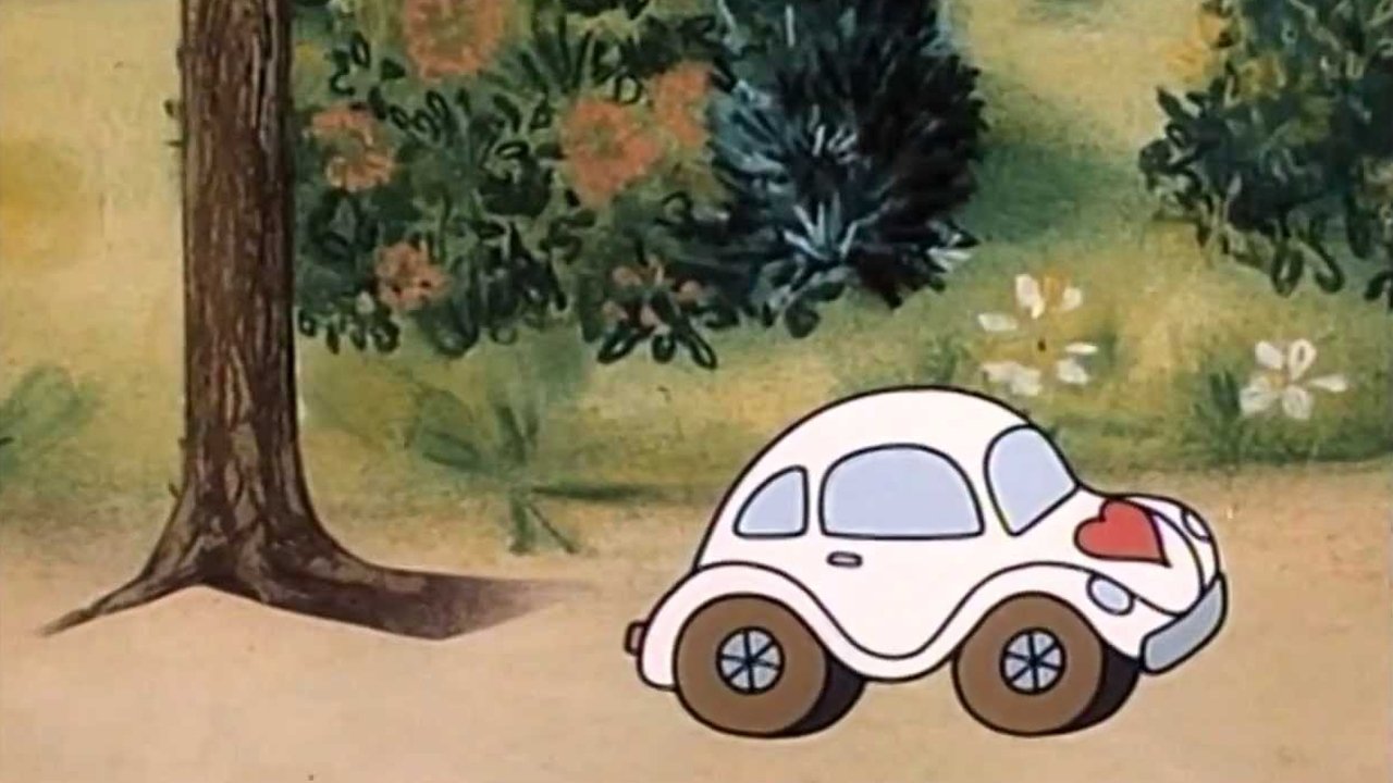 Autíčko s červeným srdcem Background