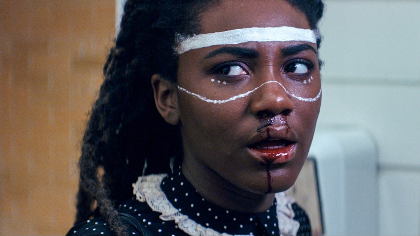 Knives and Skin Background