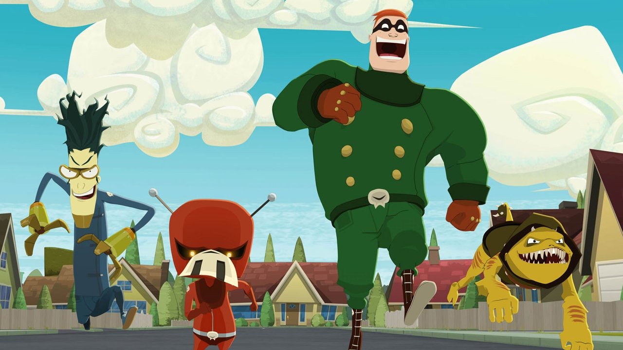 League of Super Evil Background