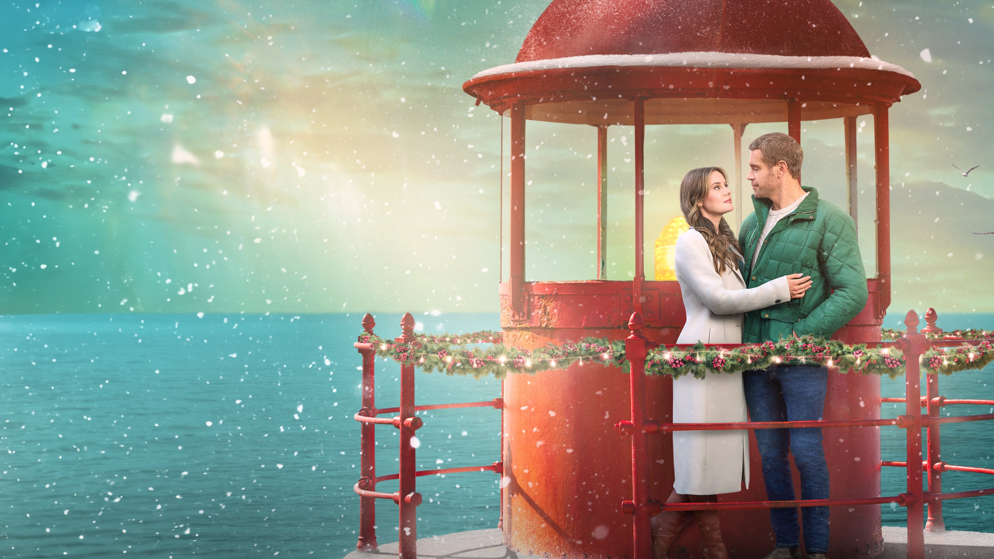 Navigating Christmas Background