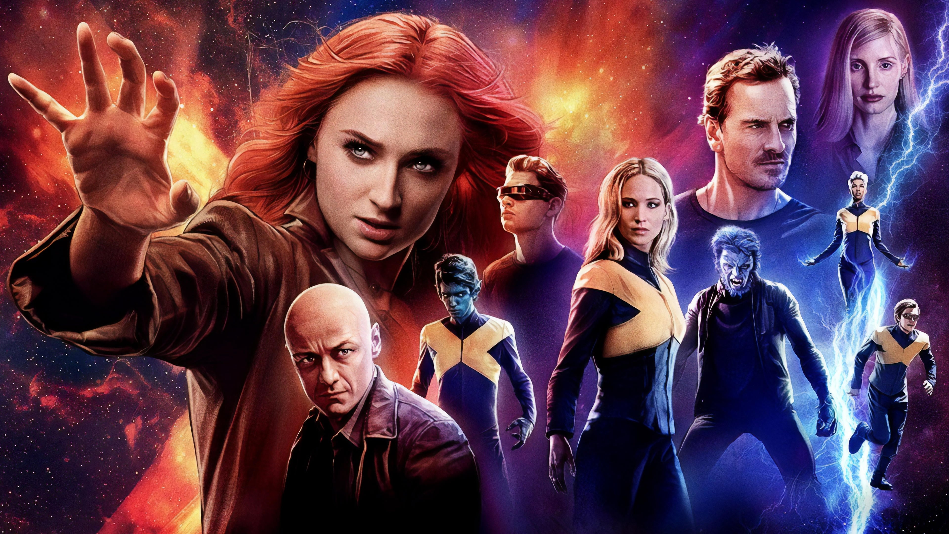 Dark Phoenix Background