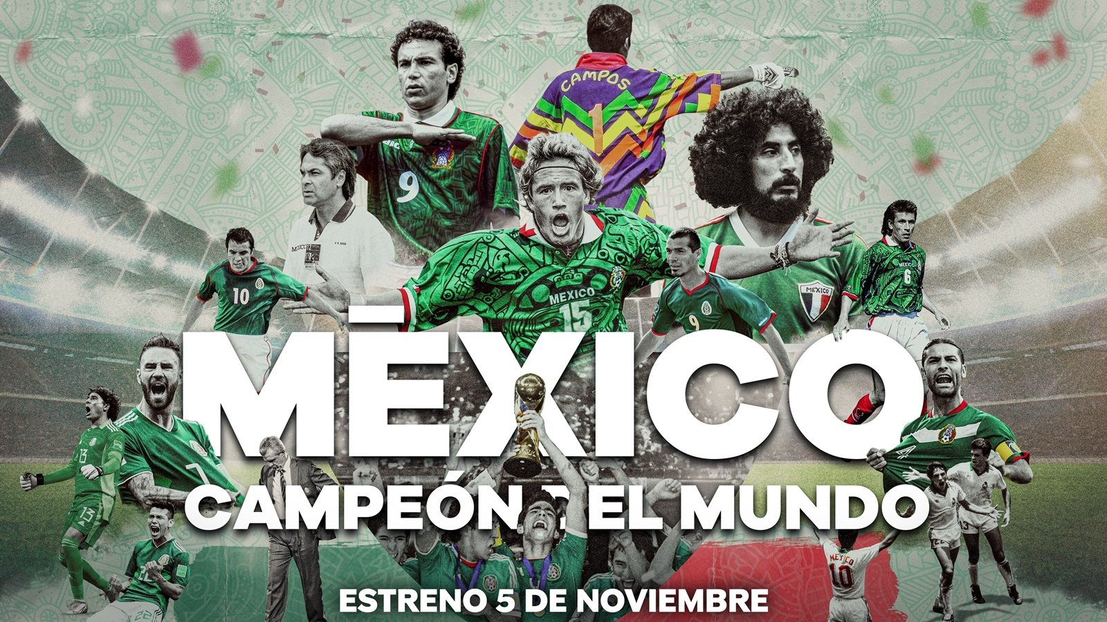 México campeón del mundo Background