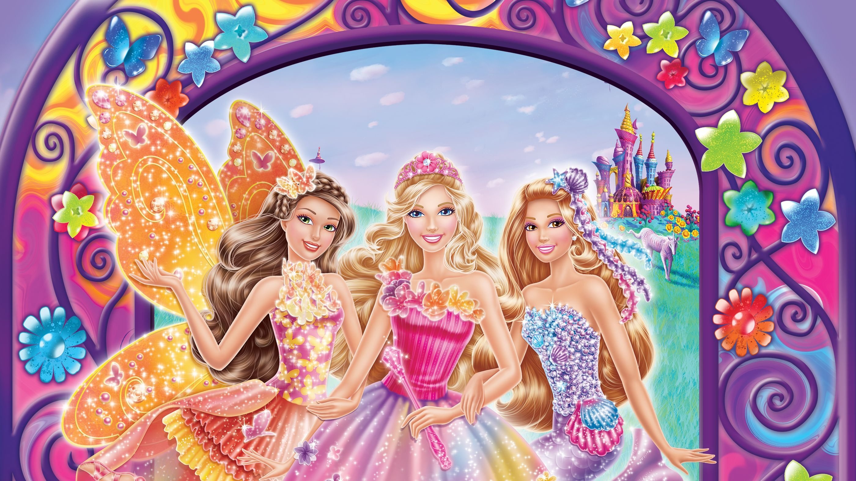 Barbie and the Secret Door Background