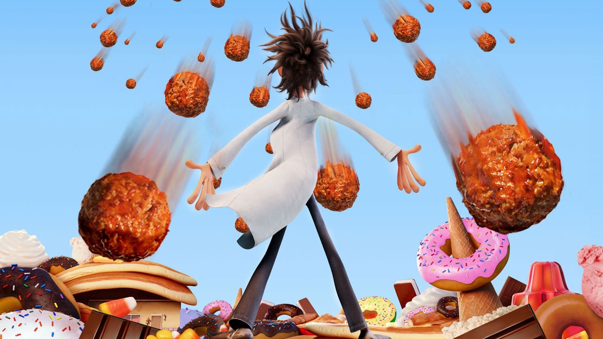 Cloudy with a Chance of Meatballs Background