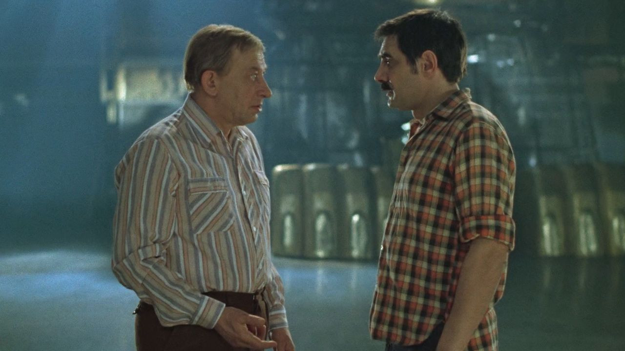 Winter Evening in Gagry Background