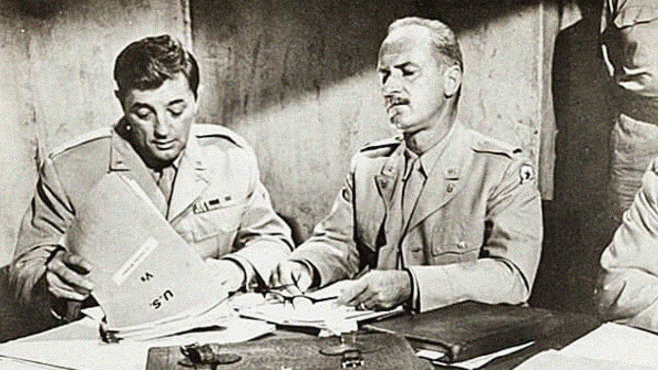 Man in the Middle Background