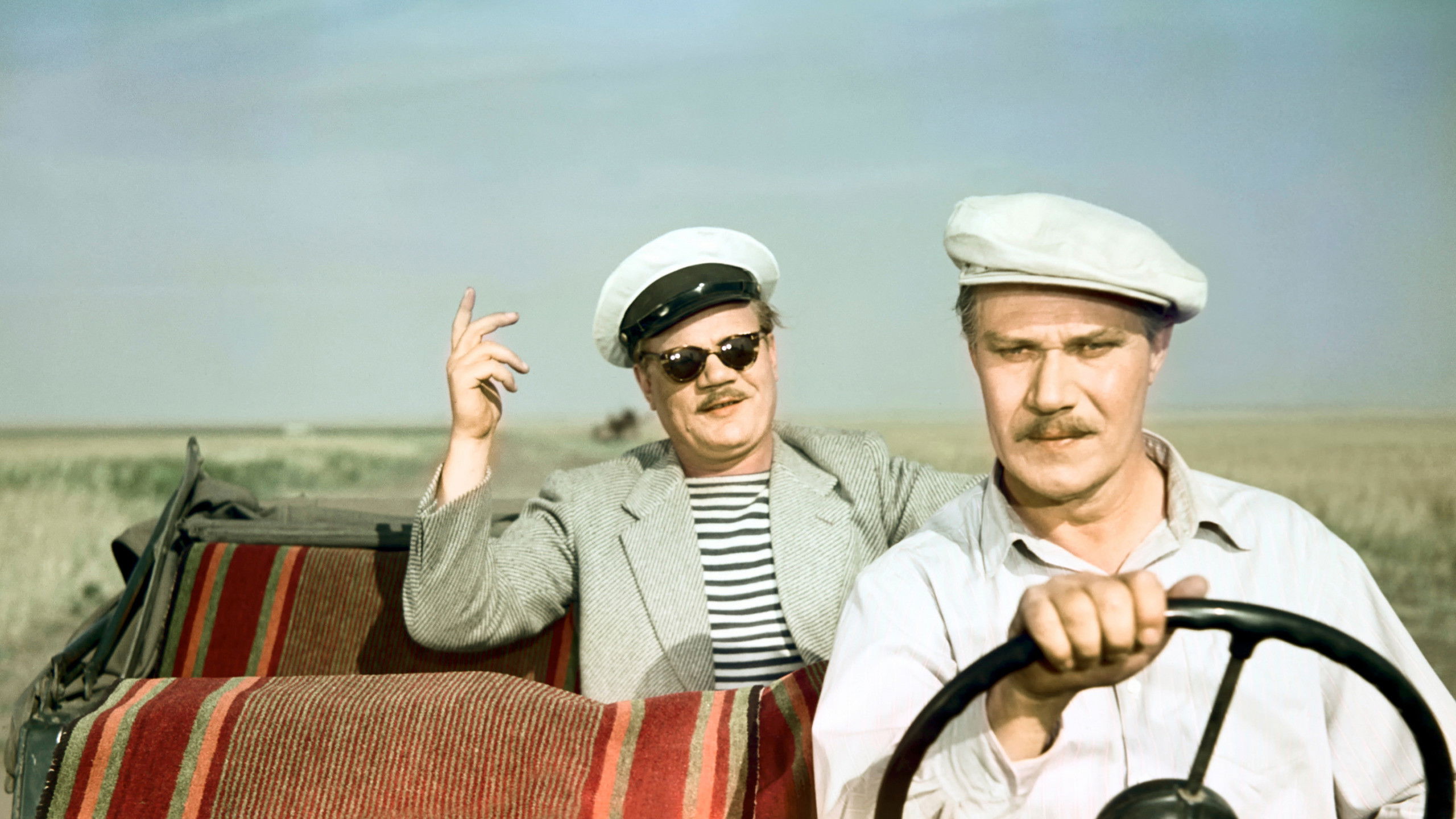 Ivan Brovkin on the State Farm Background