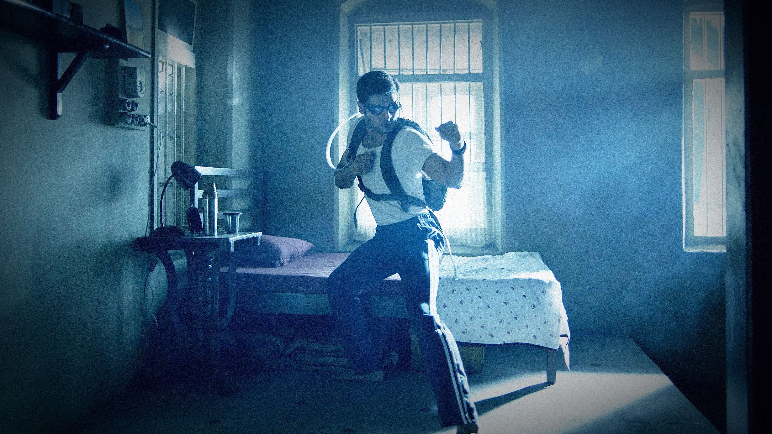 The Man Who Feels No Pain Background