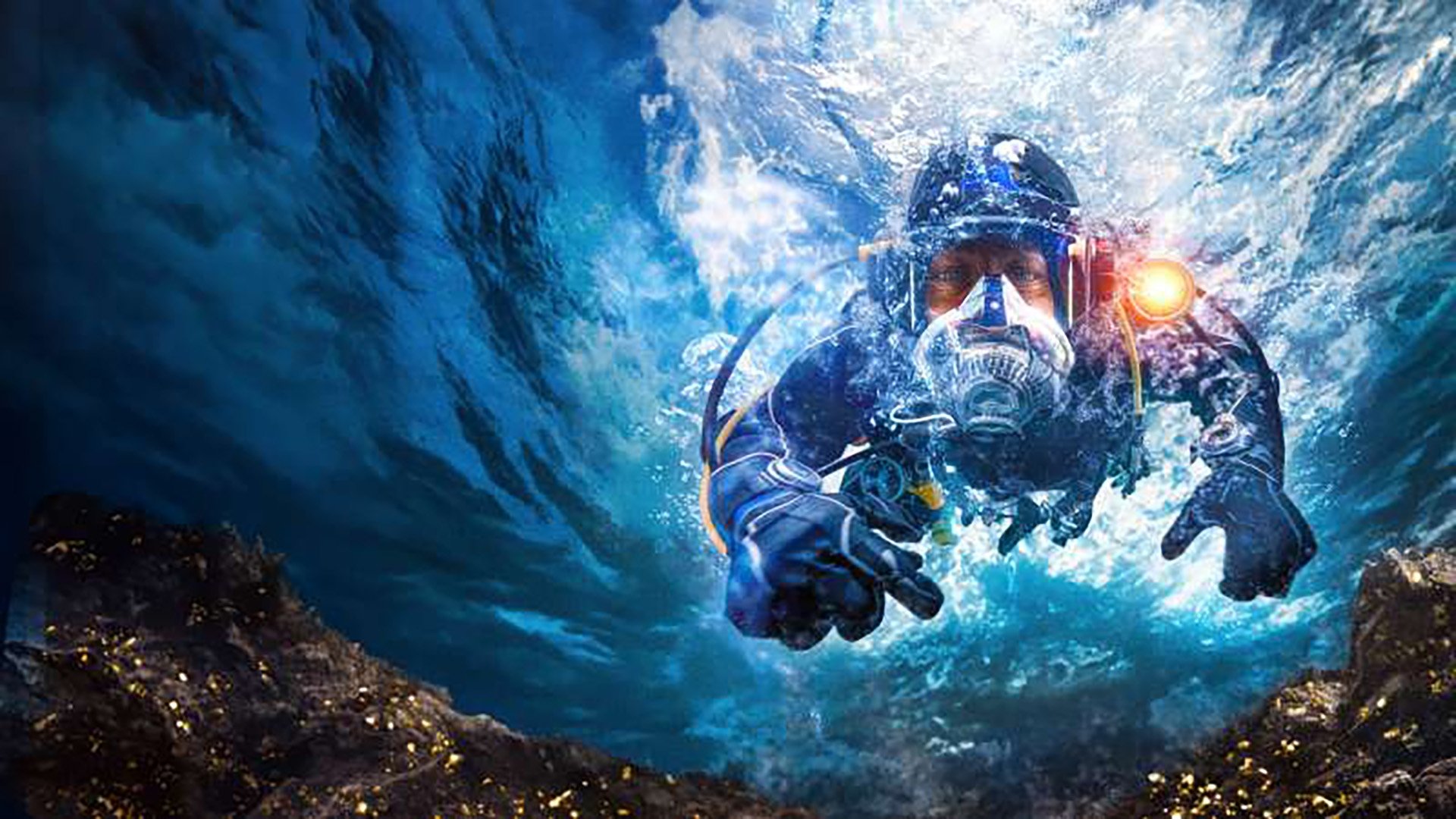 Bering Sea Gold Background