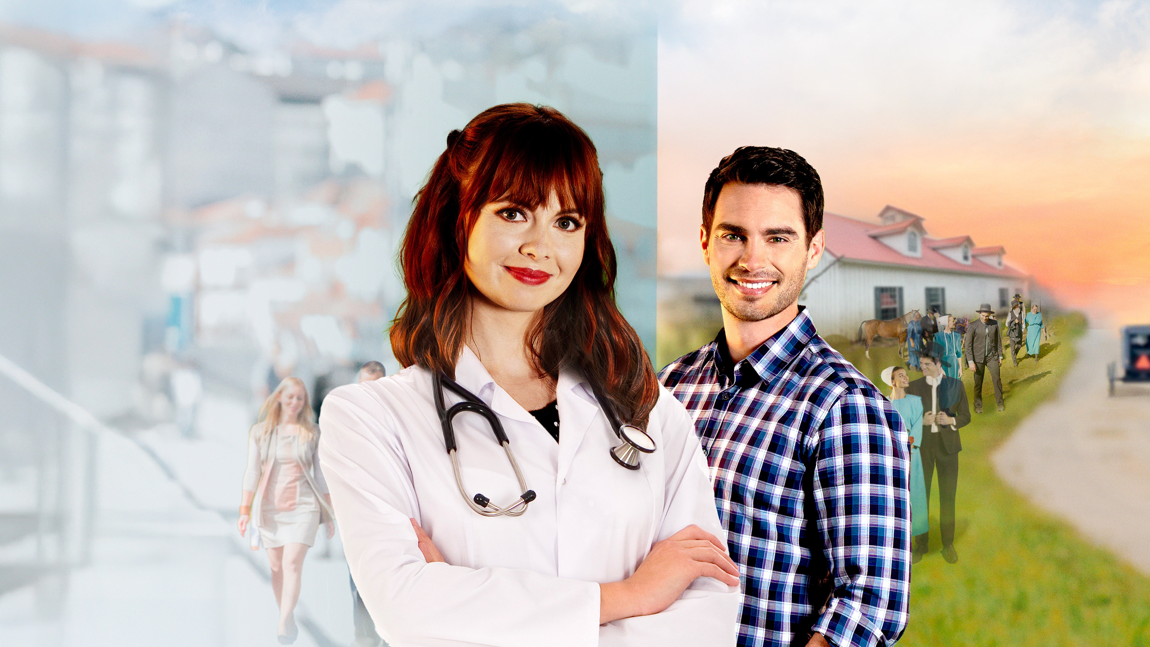 Plus One at an Amish Wedding Background