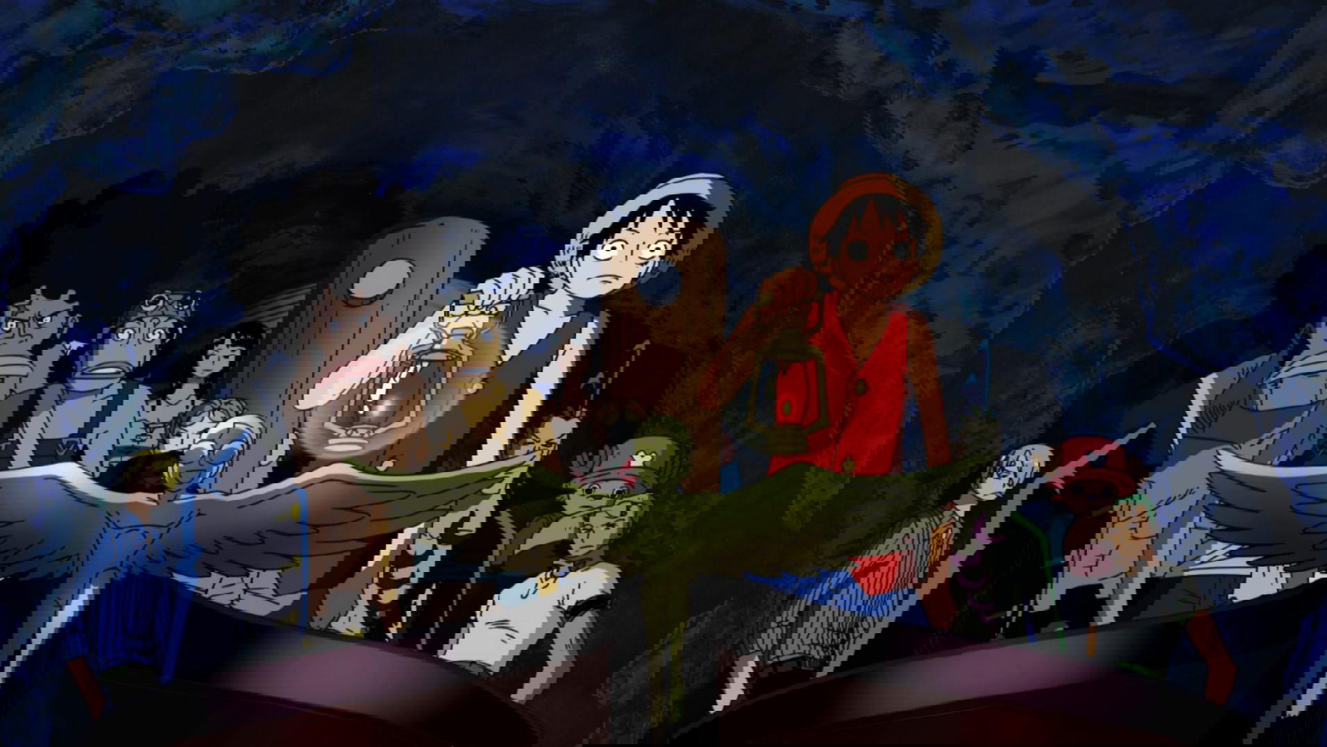 One Piece: Giant Mecha Soldier of Karakuri Castle Background