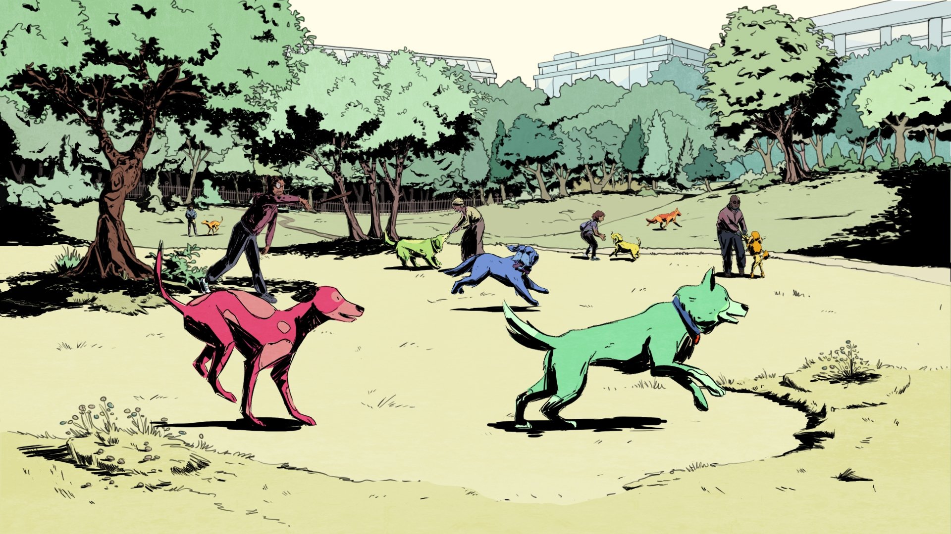 Brown Morning Background