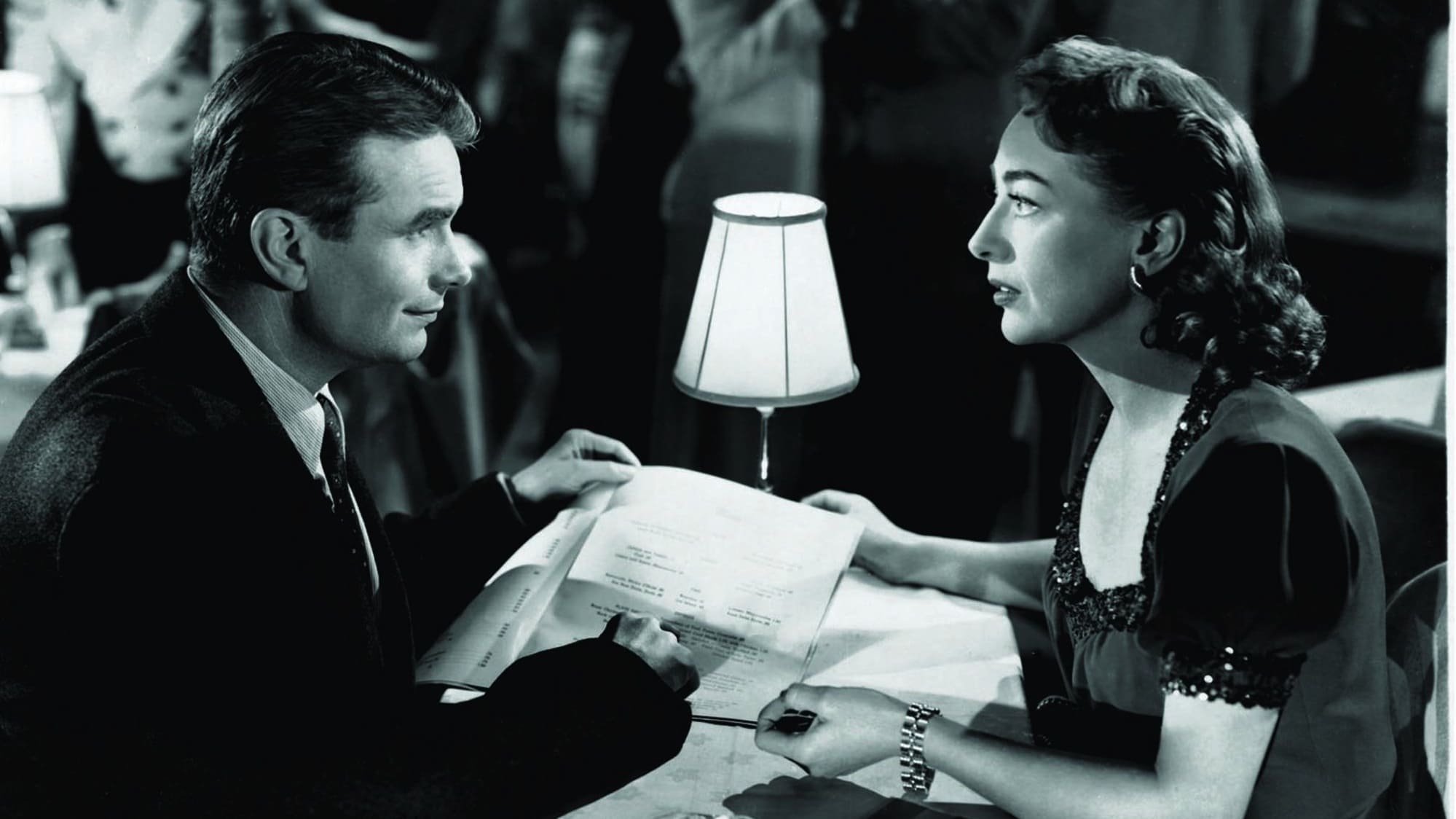 The Damned Don't Cry Background