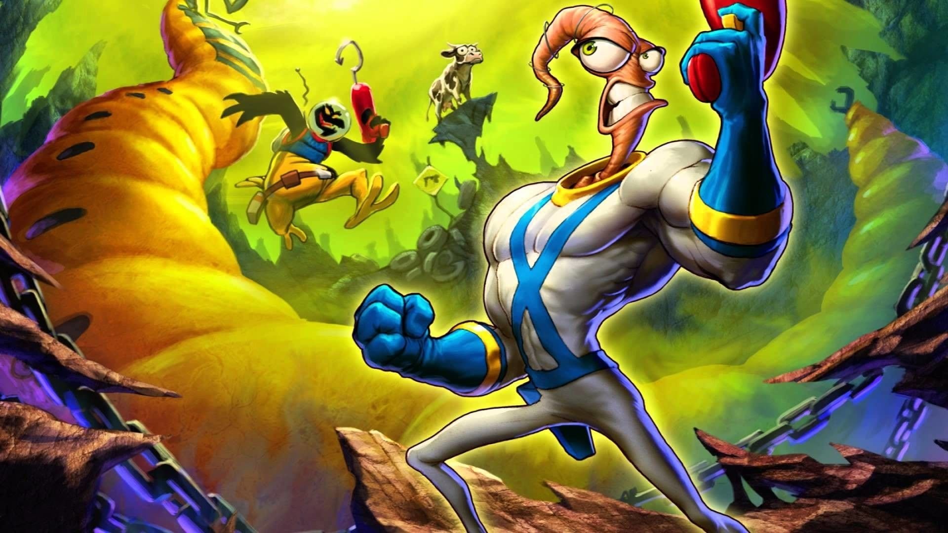 Earthworm Jim Background