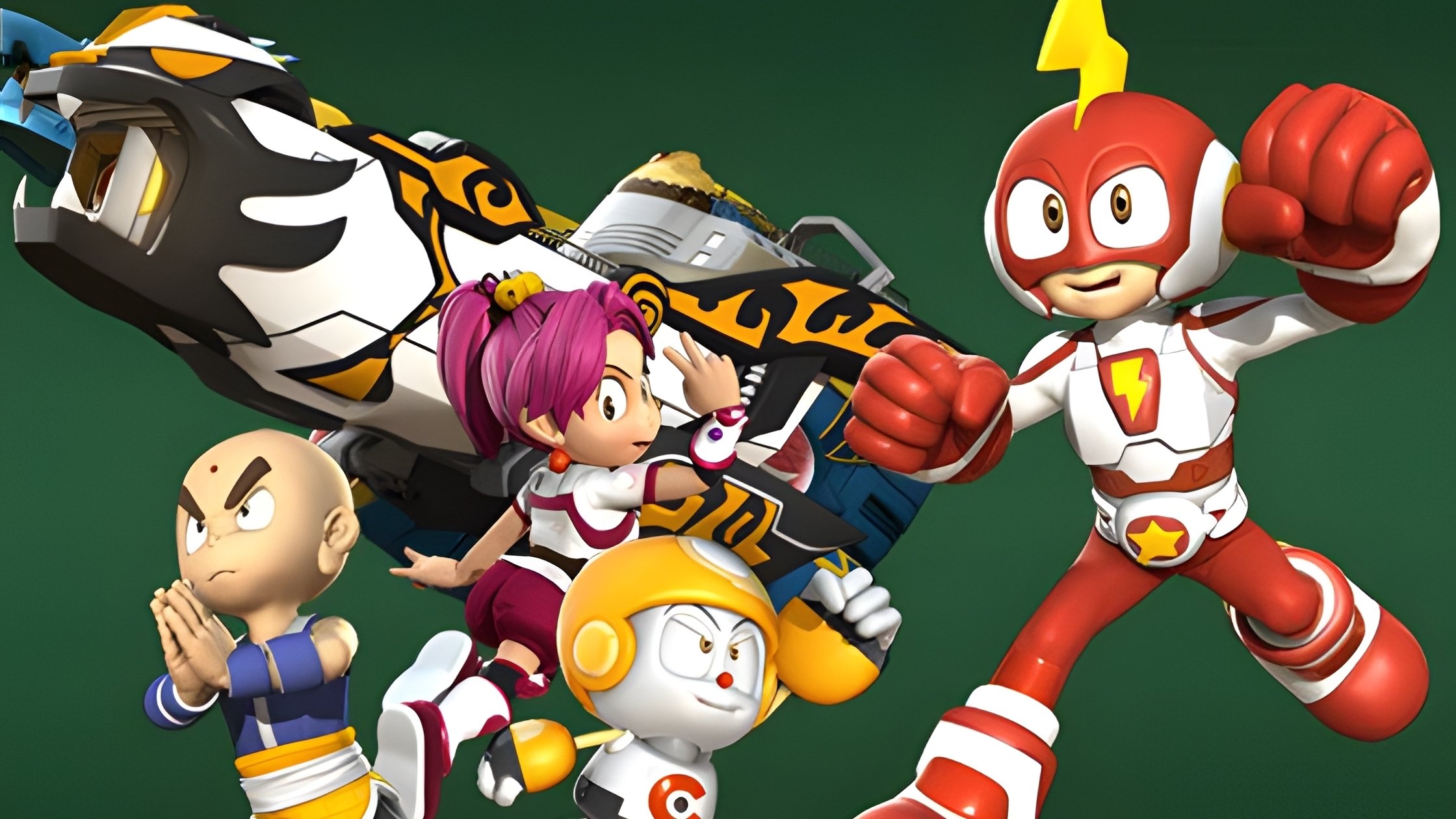 Electro Boy Background