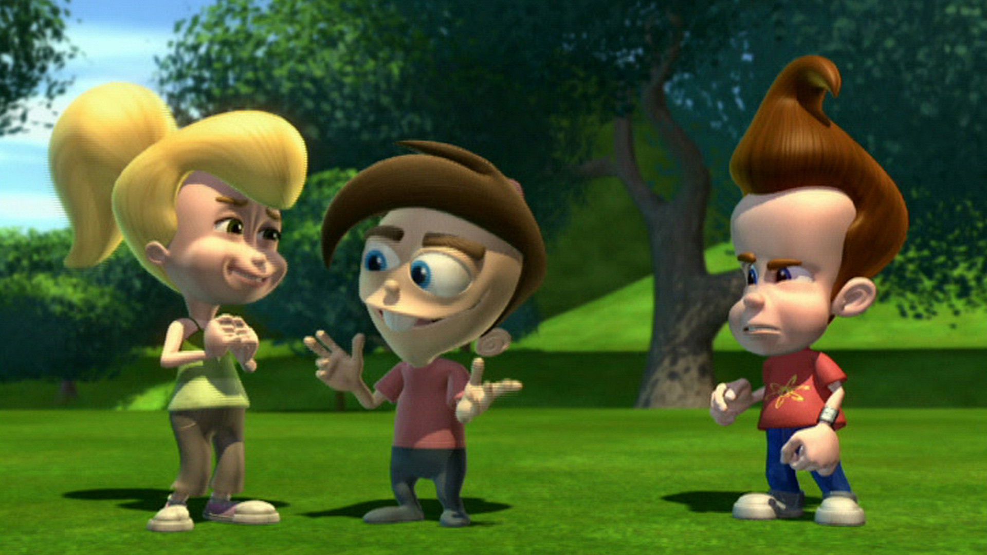 Jimmy Timmy Power Hour 2: When Nerds Collide Background