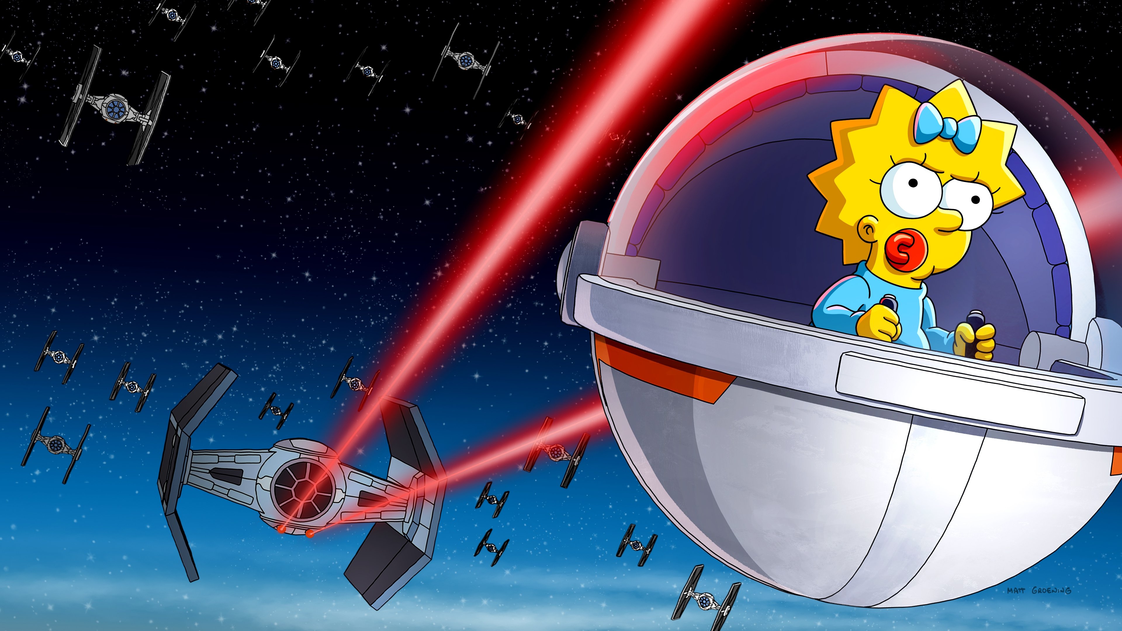 Maggie Simpson in "Rogue Not Quite One" Background