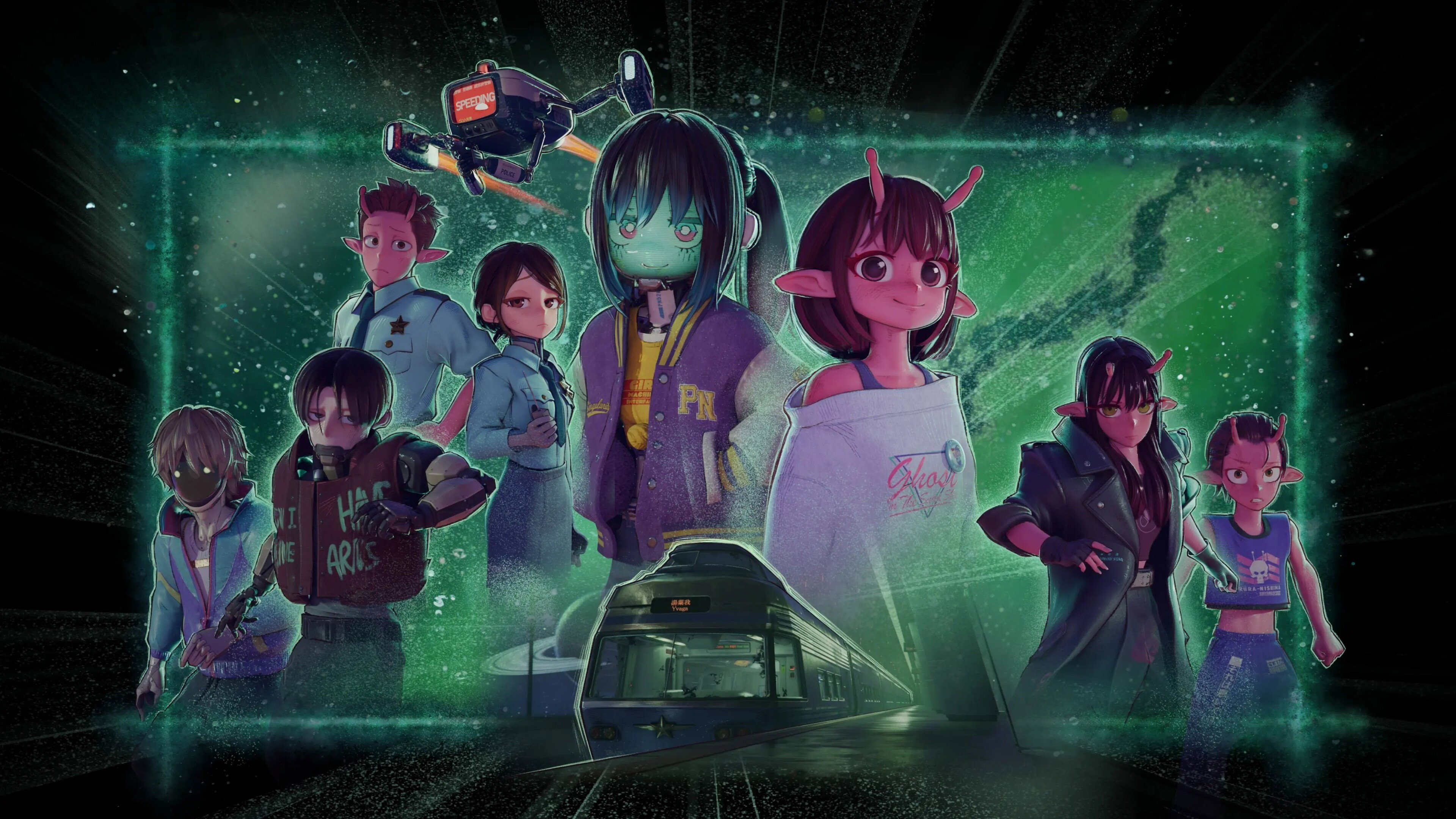 Milky☆Subway: The Galactic Limited Express - the Movie Background