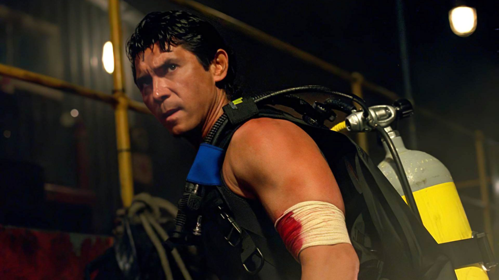 Red Water Background