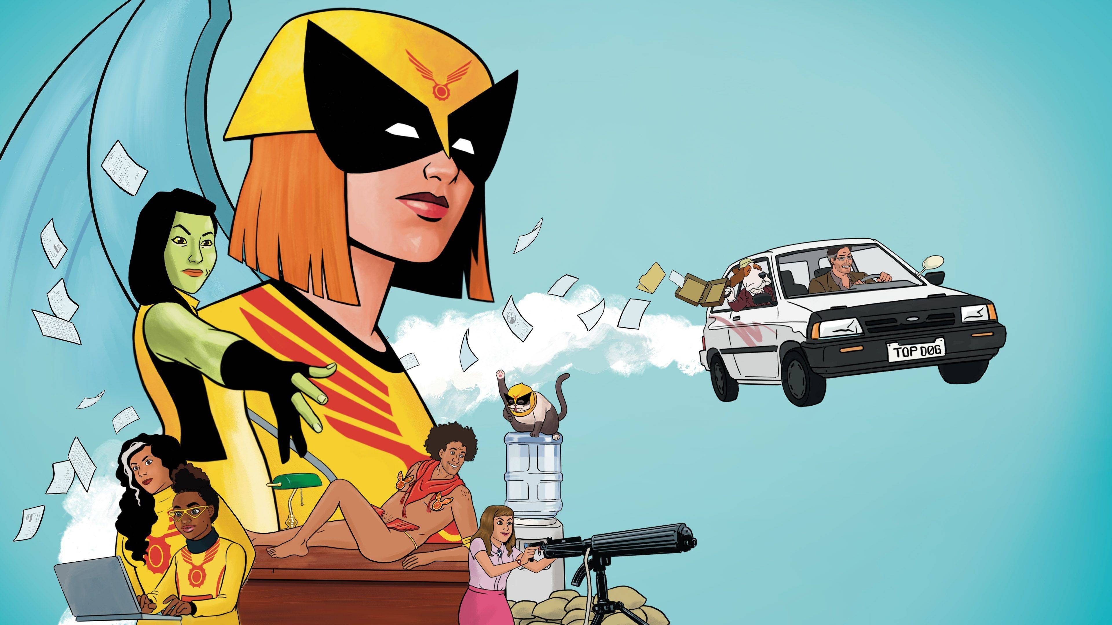 Birdgirl Background