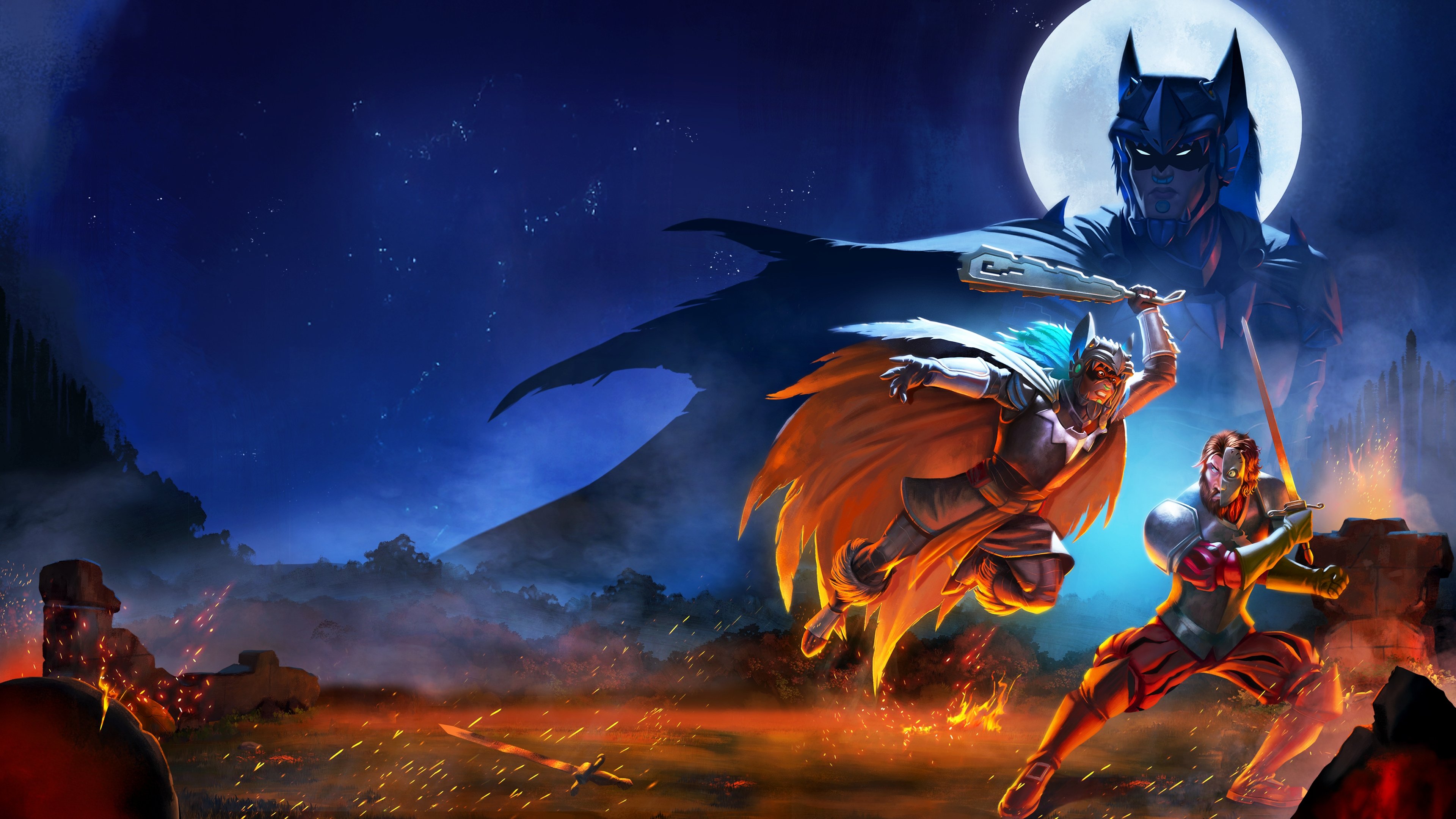 Batman Azteca: Choque de imperios Background