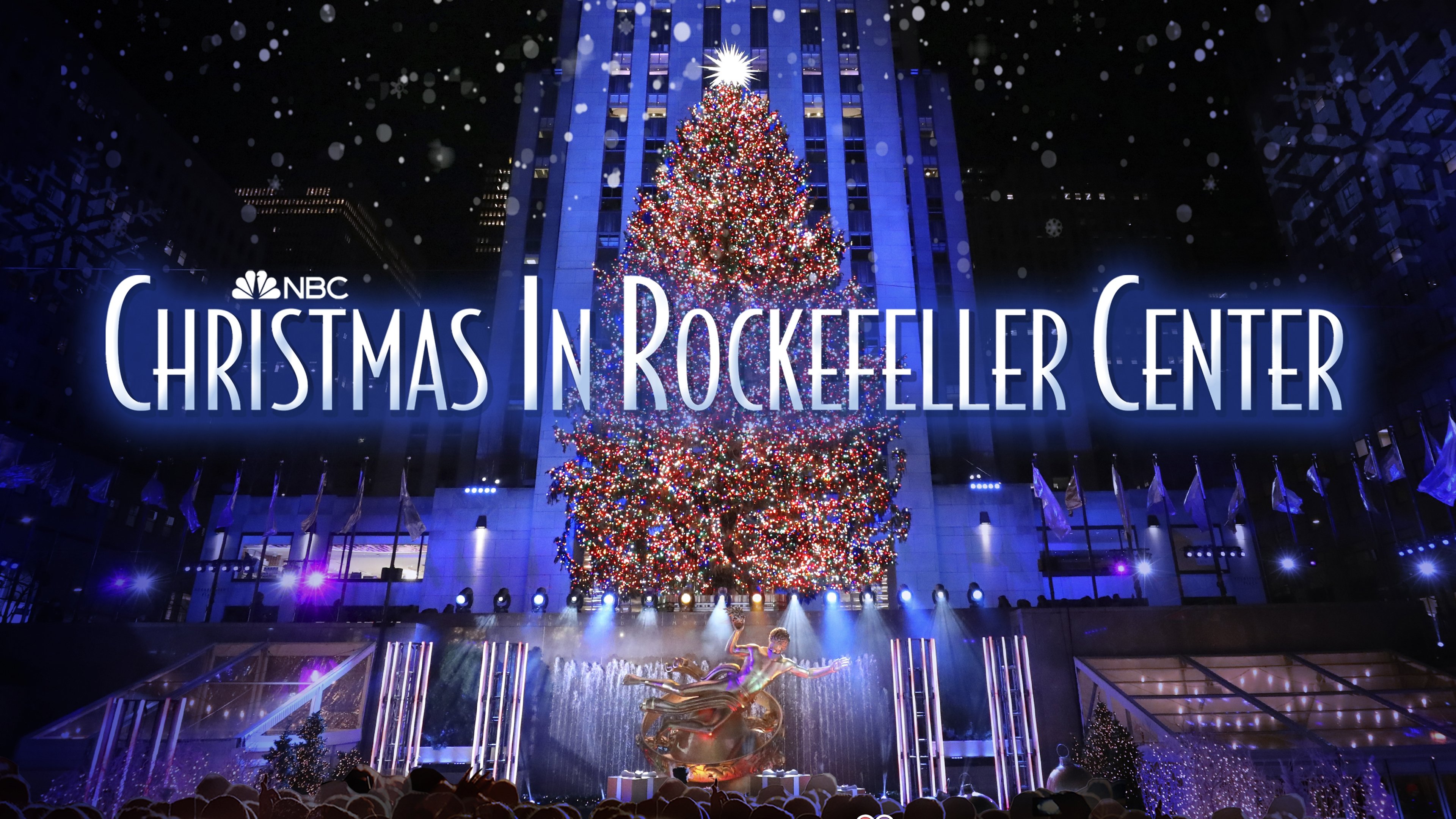 Christmas In Rockefeller Center Background