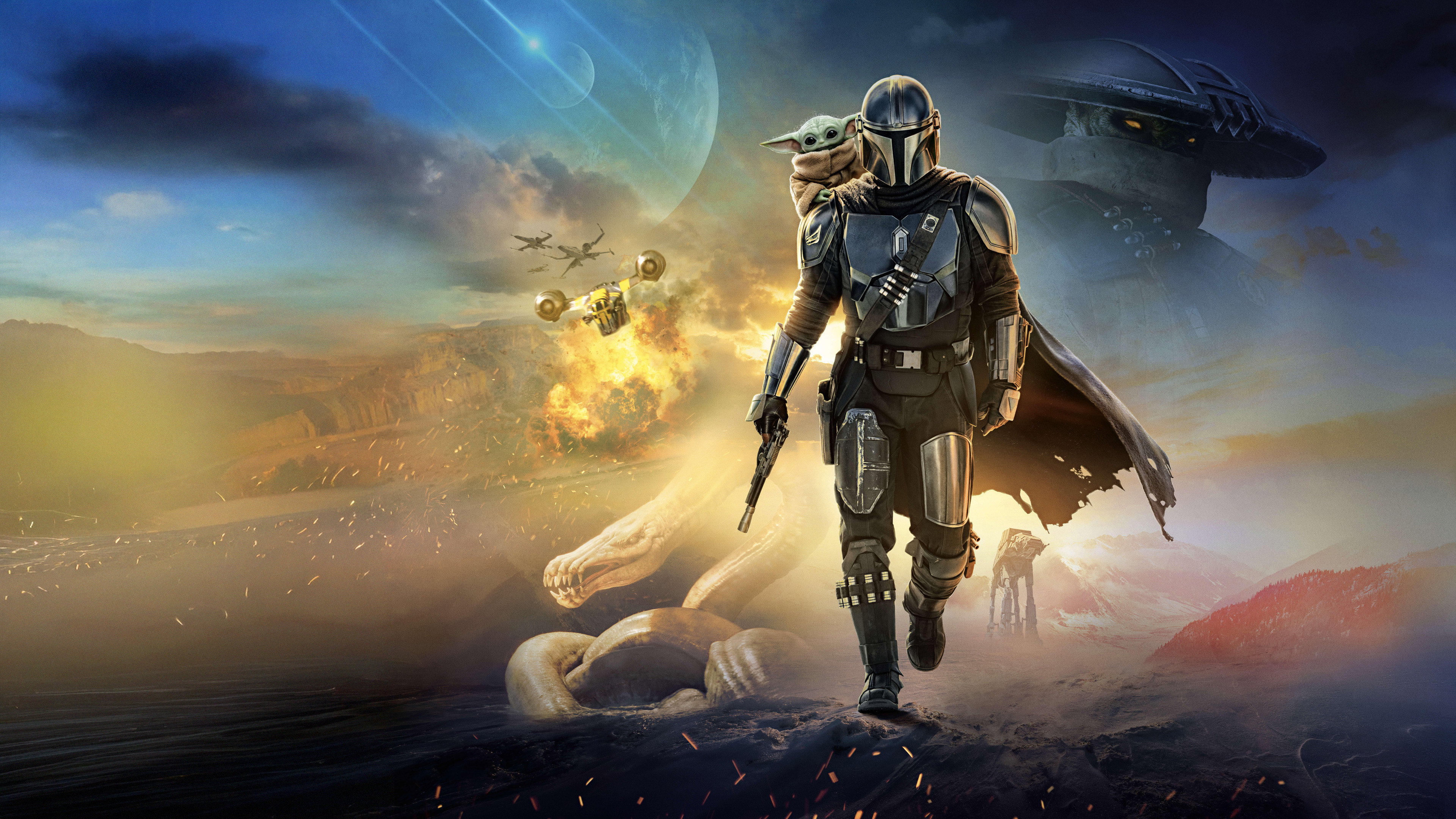The Mandalorian and Grogu Background