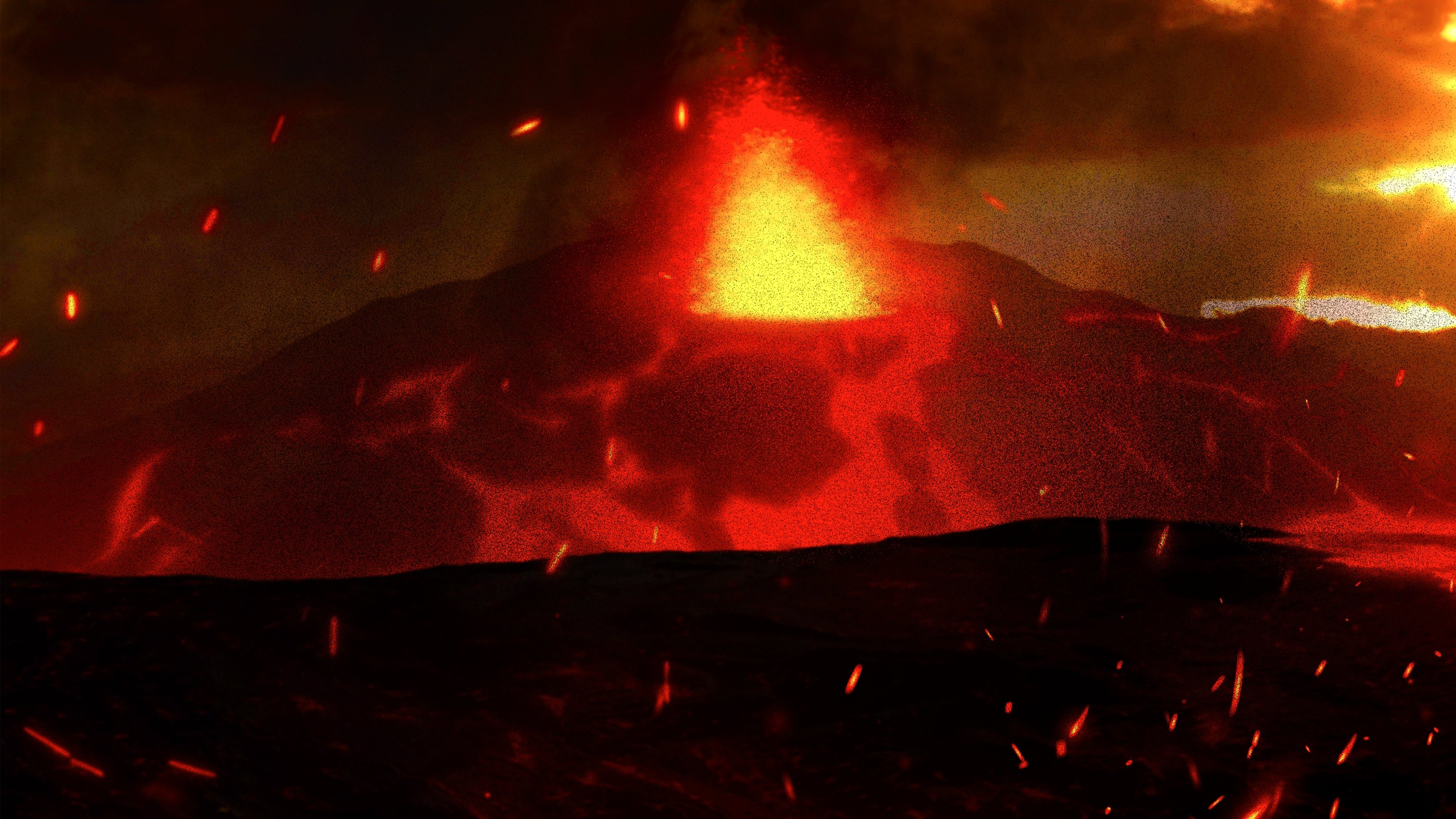 Down To The Earth's Core Background